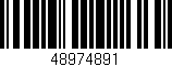 Código de barras (EAN, GTIN, SKU, ISBN): '48974891'