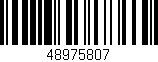 Código de barras (EAN, GTIN, SKU, ISBN): '48975807'