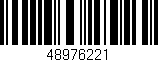 Código de barras (EAN, GTIN, SKU, ISBN): '48976221'