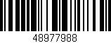 Código de barras (EAN, GTIN, SKU, ISBN): '48977988'