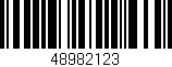 Código de barras (EAN, GTIN, SKU, ISBN): '48982123'