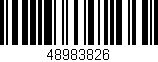 Código de barras (EAN, GTIN, SKU, ISBN): '48983826'