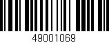 Código de barras (EAN, GTIN, SKU, ISBN): '49001069'