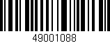 Código de barras (EAN, GTIN, SKU, ISBN): '49001088'