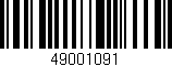 Código de barras (EAN, GTIN, SKU, ISBN): '49001091'
