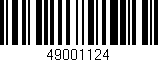 Código de barras (EAN, GTIN, SKU, ISBN): '49001124'