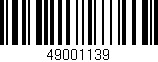 Código de barras (EAN, GTIN, SKU, ISBN): '49001139'