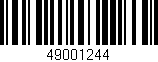 Código de barras (EAN, GTIN, SKU, ISBN): '49001244'