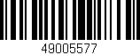 Código de barras (EAN, GTIN, SKU, ISBN): '49005577'