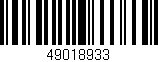 Código de barras (EAN, GTIN, SKU, ISBN): '49018933'