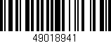 Código de barras (EAN, GTIN, SKU, ISBN): '49018941'