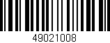 Código de barras (EAN, GTIN, SKU, ISBN): '49021008'