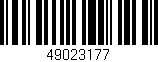 Código de barras (EAN, GTIN, SKU, ISBN): '49023177'