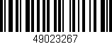 Código de barras (EAN, GTIN, SKU, ISBN): '49023267'