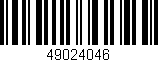Código de barras (EAN, GTIN, SKU, ISBN): '49024046'