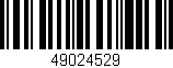 Código de barras (EAN, GTIN, SKU, ISBN): '49024529'