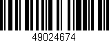 Código de barras (EAN, GTIN, SKU, ISBN): '49024674'