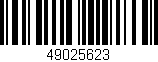 Código de barras (EAN, GTIN, SKU, ISBN): '49025623'