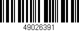Código de barras (EAN, GTIN, SKU, ISBN): '49026391'