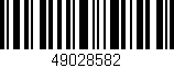Código de barras (EAN, GTIN, SKU, ISBN): '49028582'