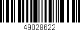 Código de barras (EAN, GTIN, SKU, ISBN): '49028622'