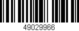 Código de barras (EAN, GTIN, SKU, ISBN): '49029966'