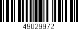 Código de barras (EAN, GTIN, SKU, ISBN): '49029972'
