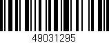 Código de barras (EAN, GTIN, SKU, ISBN): '49031295'