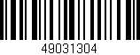 Código de barras (EAN, GTIN, SKU, ISBN): '49031304'