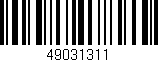 Código de barras (EAN, GTIN, SKU, ISBN): '49031311'