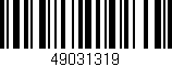 Código de barras (EAN, GTIN, SKU, ISBN): '49031319'