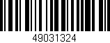 Código de barras (EAN, GTIN, SKU, ISBN): '49031324'