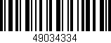 Código de barras (EAN, GTIN, SKU, ISBN): '49034334'