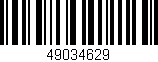 Código de barras (EAN, GTIN, SKU, ISBN): '49034629'