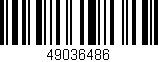 Código de barras (EAN, GTIN, SKU, ISBN): '49036486'