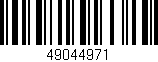 Código de barras (EAN, GTIN, SKU, ISBN): '49044971'
