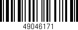 Código de barras (EAN, GTIN, SKU, ISBN): '49046171'