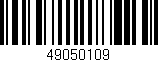 Código de barras (EAN, GTIN, SKU, ISBN): '49050109'