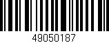 Código de barras (EAN, GTIN, SKU, ISBN): '49050187'