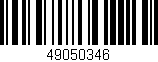 Código de barras (EAN, GTIN, SKU, ISBN): '49050346'