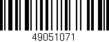 Código de barras (EAN, GTIN, SKU, ISBN): '49051071'