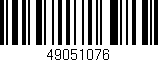 Código de barras (EAN, GTIN, SKU, ISBN): '49051076'