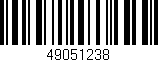 Código de barras (EAN, GTIN, SKU, ISBN): '49051238'
