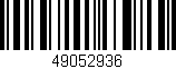 Código de barras (EAN, GTIN, SKU, ISBN): '49052936'