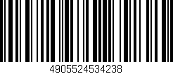 Código de barras (EAN, GTIN, SKU, ISBN): '4905524534238'
