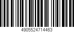 Código de barras (EAN, GTIN, SKU, ISBN): '4905524714463'