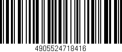 Código de barras (EAN, GTIN, SKU, ISBN): '4905524718416'