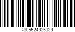 Código de barras (EAN, GTIN, SKU, ISBN): '4905524835038'
