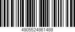 Código de barras (EAN, GTIN, SKU, ISBN): '4905524861488'