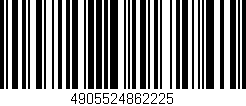 Código de barras (EAN, GTIN, SKU, ISBN): '4905524862225'